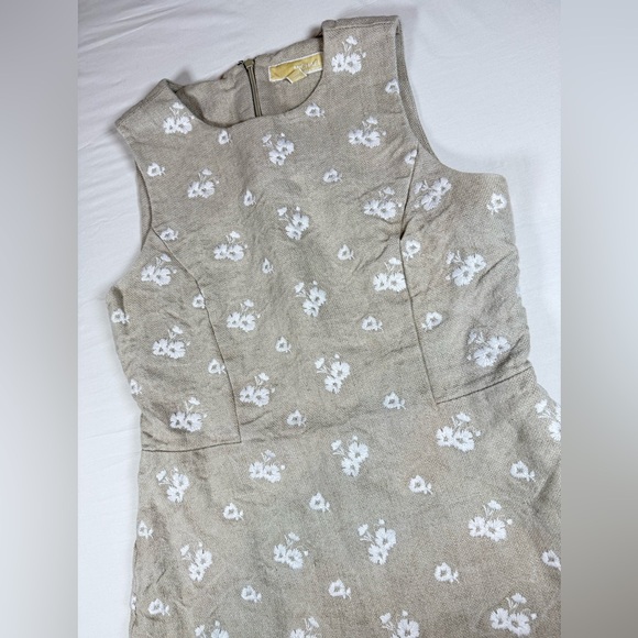 Michael Kors linen floral Sleeveless Dress - Picture 4 of 11